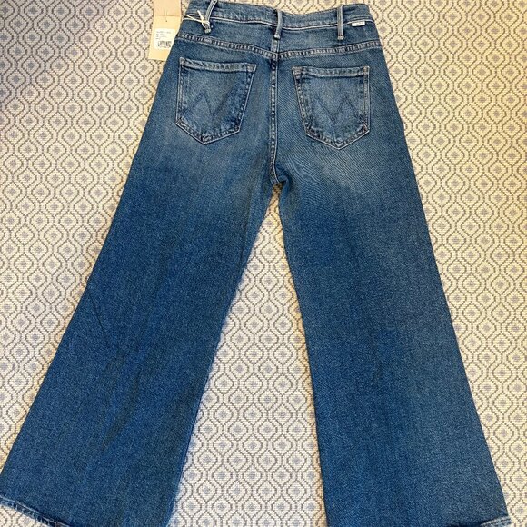 NWT MOTHER The Hustler Roller Ankle - Slip And Fall Blue (Medium) / 27 - Picture 3 of 6